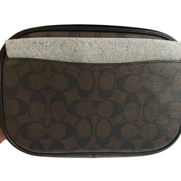 Brand New Coach Jamie Camera Bag & Medium ID Zip Wallet in Signature Canvas - Picture 3 of 10